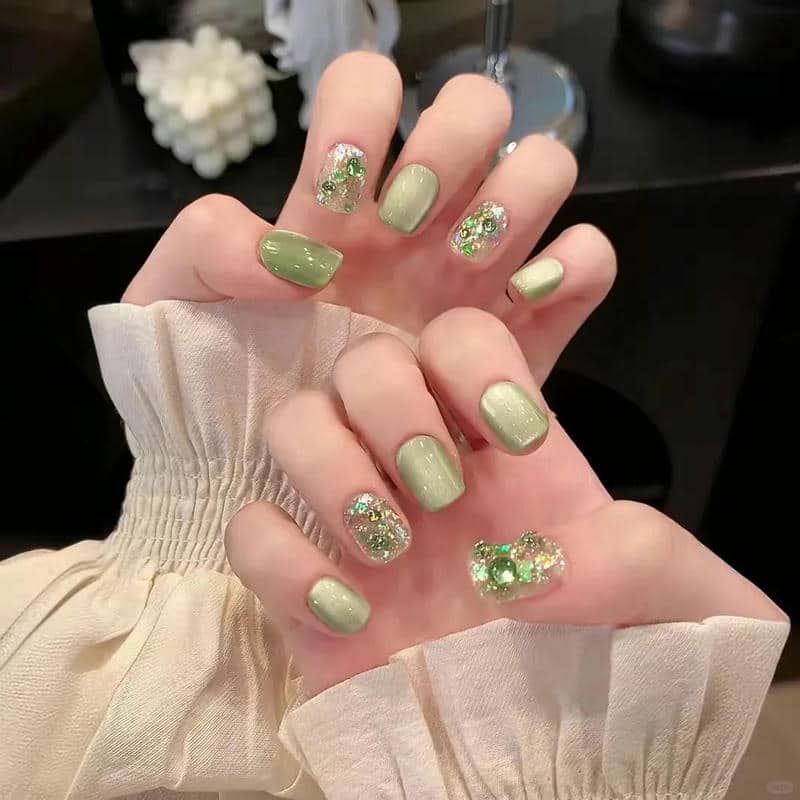 nail xanh lá (15)
