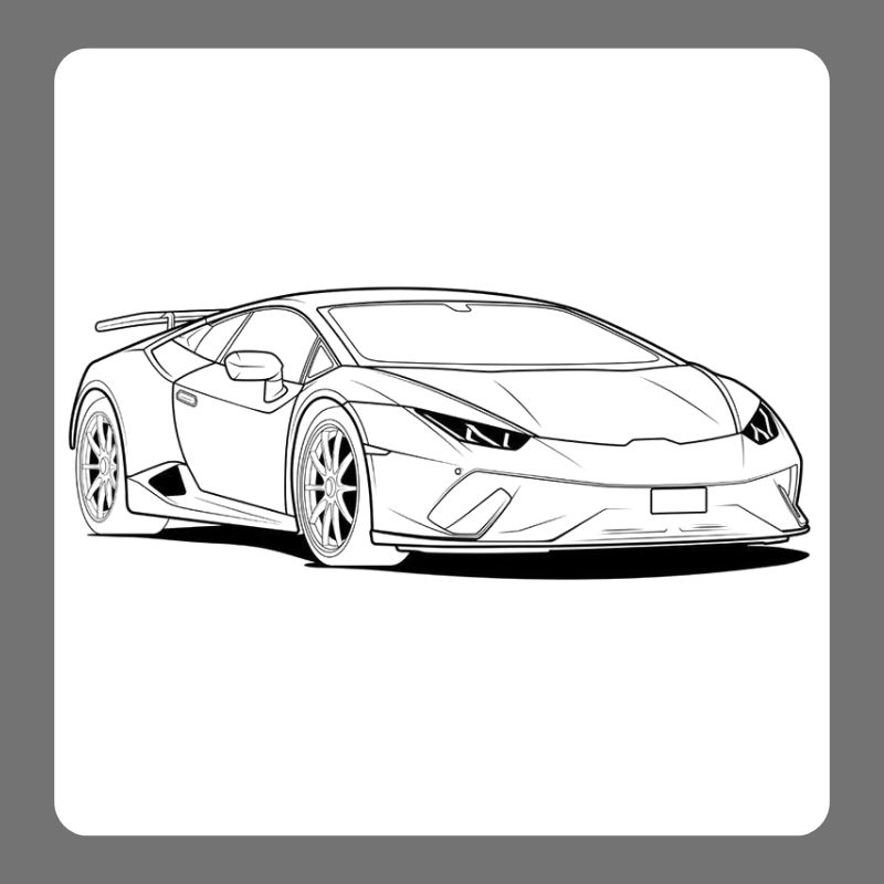 tô màu xe lamborghini (2)
