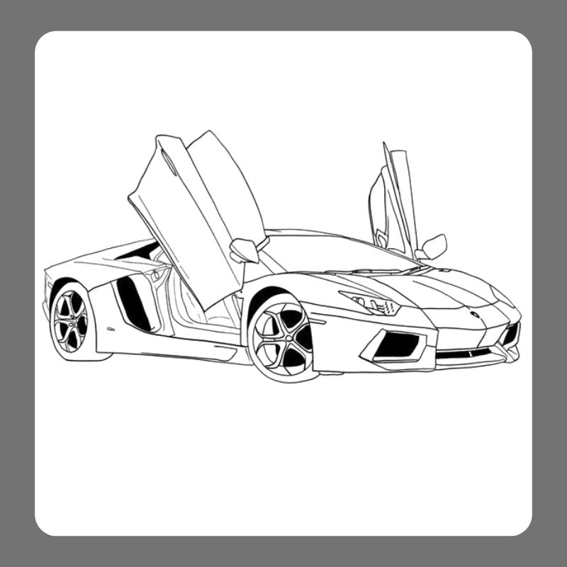 tô màu xe lamborghini (3)