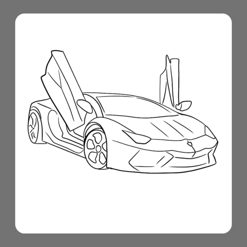 tô màu xe lamborghini (4)