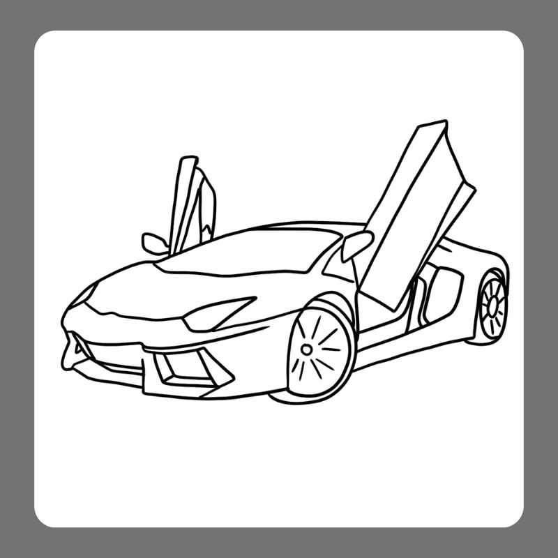 tô màu xe lamborghini (5)