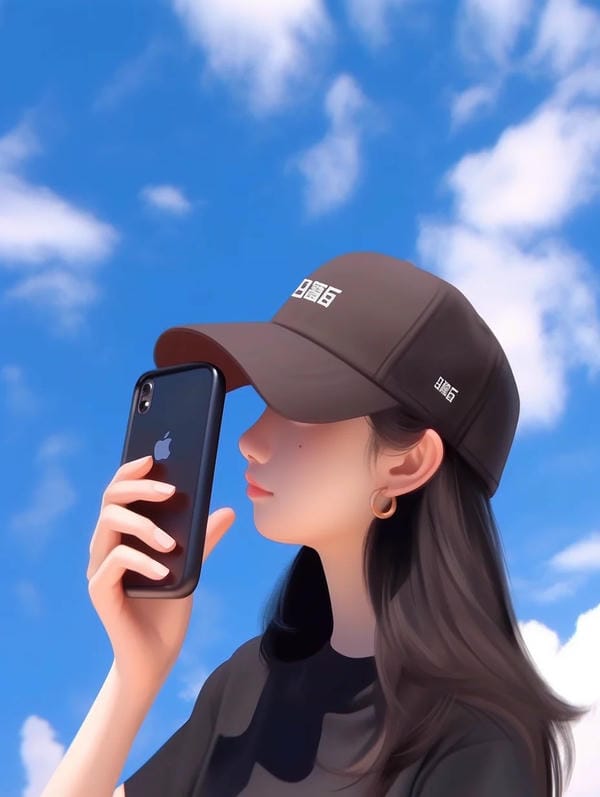 ảnh gái xinh che mặt bằng điện thoại (10)