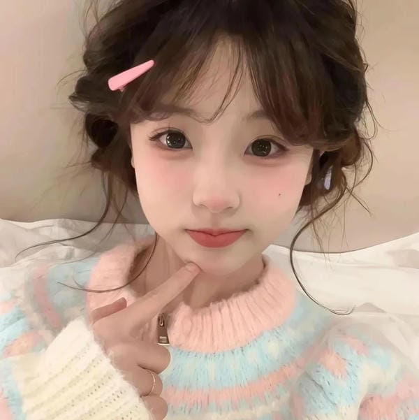 ảnh gái xinh che mặt cute