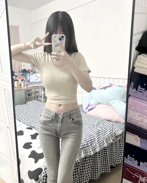 ảnh gái xinh chụp trước gương (21)