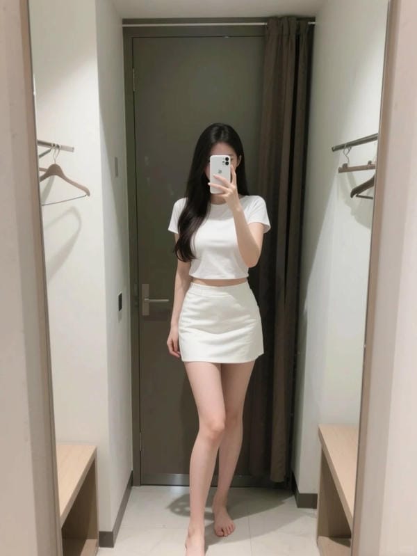 ảnh gái xinh mặc váy ngắn (12)