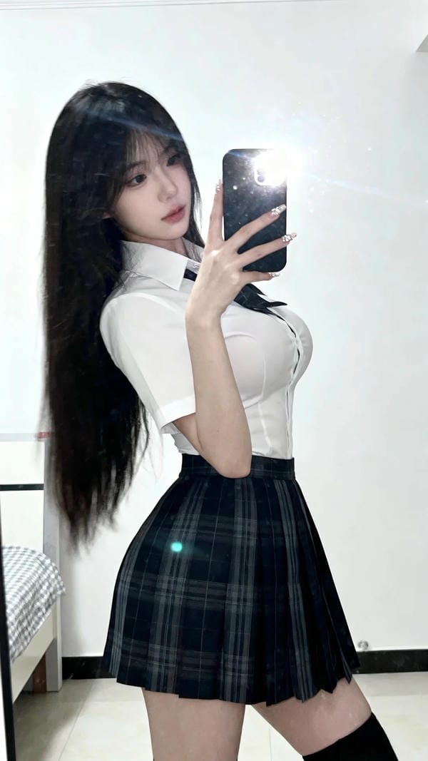 ảnh gái xinh mặc váy ngắn (15)