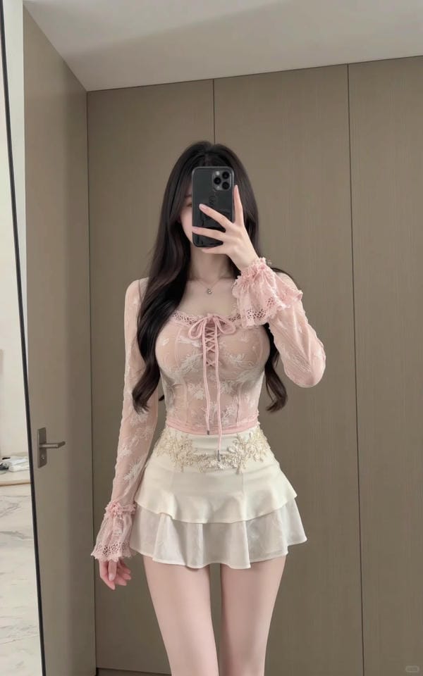 ảnh gái xinh mặc váy ngắn (19)