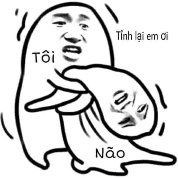 meme không não​