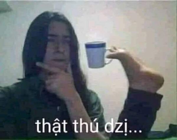 meme uống trà bằng chân