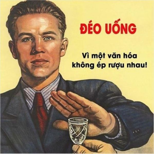 nói không với rượu bia meme