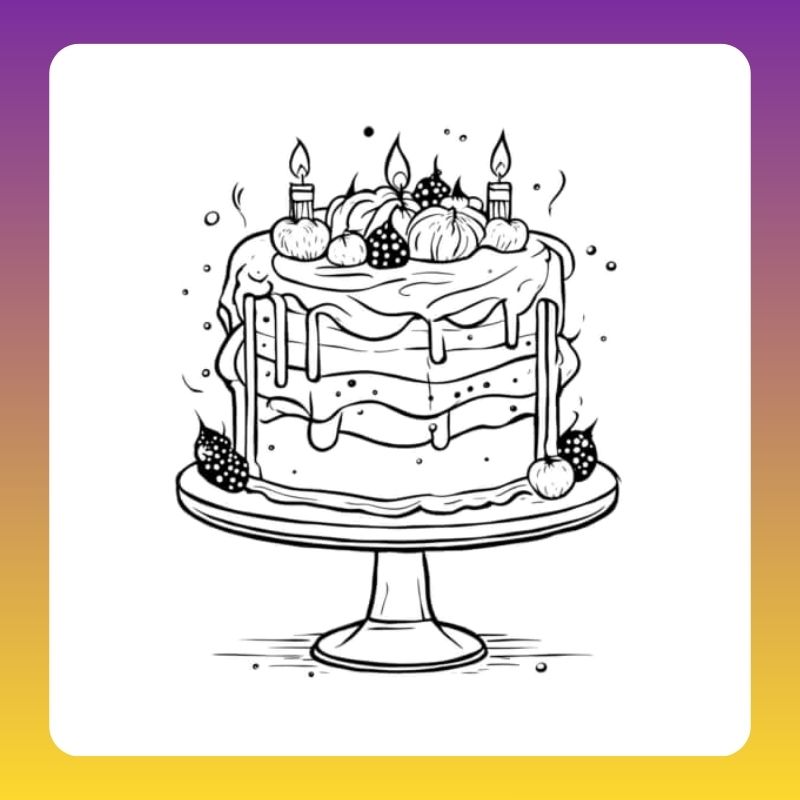 tô màu bánh sinh nhật​ (20)