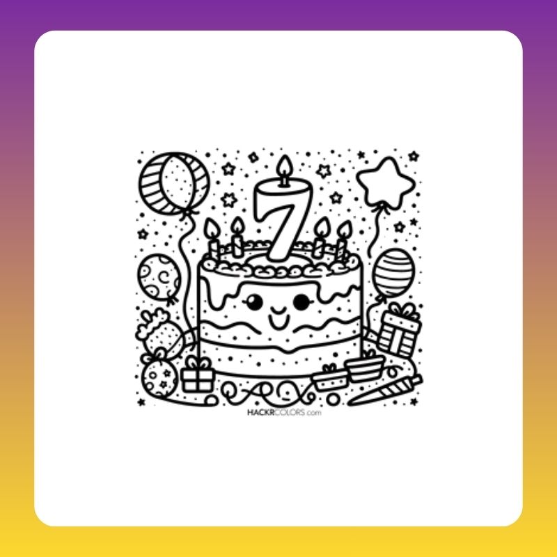 tô màu bánh sinh nhật​ (3)