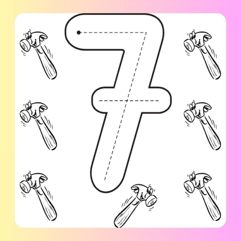 tô màu số 7 (21) tô màu số 7 (21)