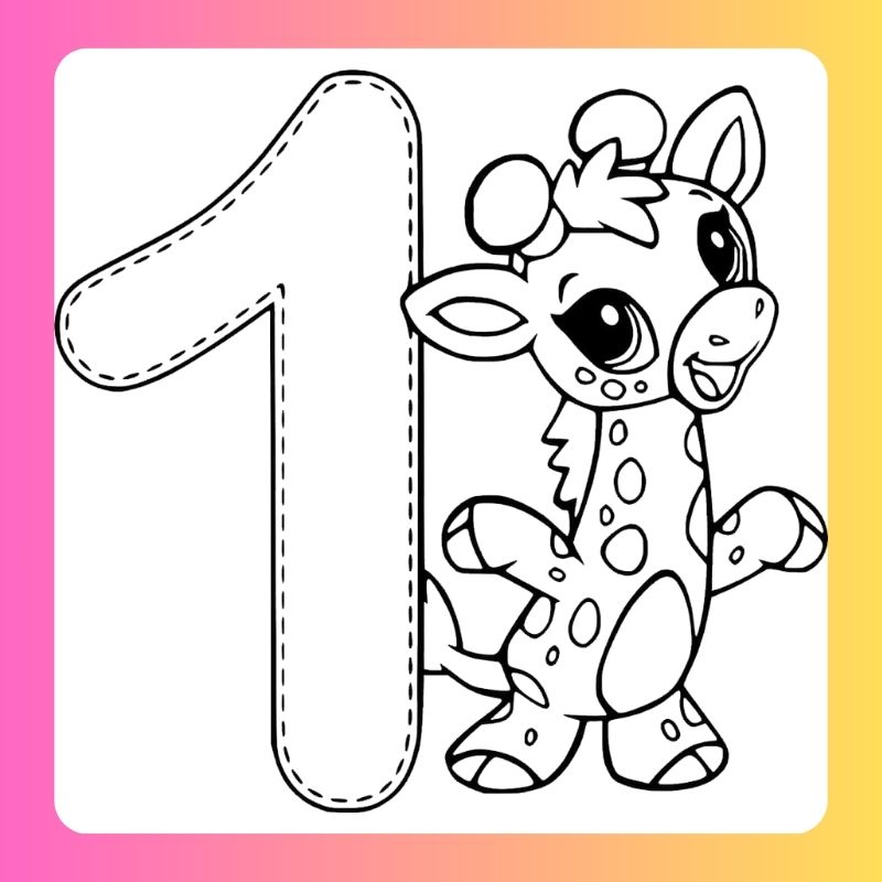 tranh tô màu số 1