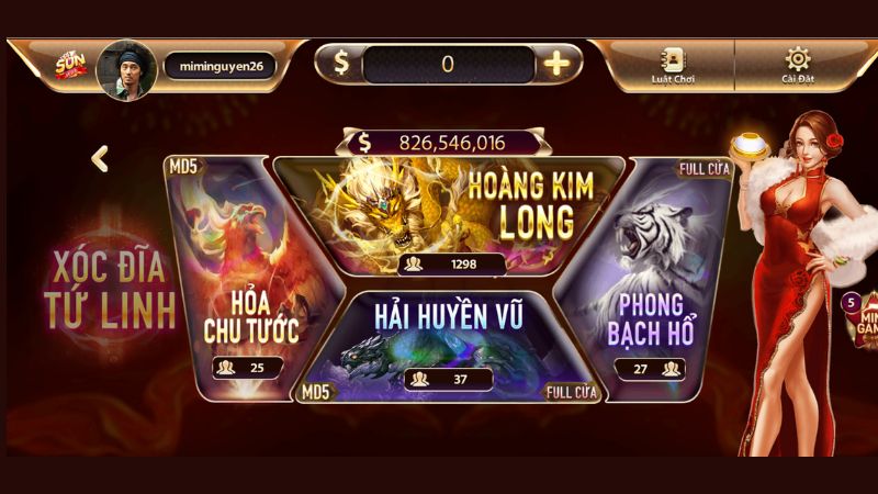 xoc dia tu linh sunwin xoc dia tu linh sunwin