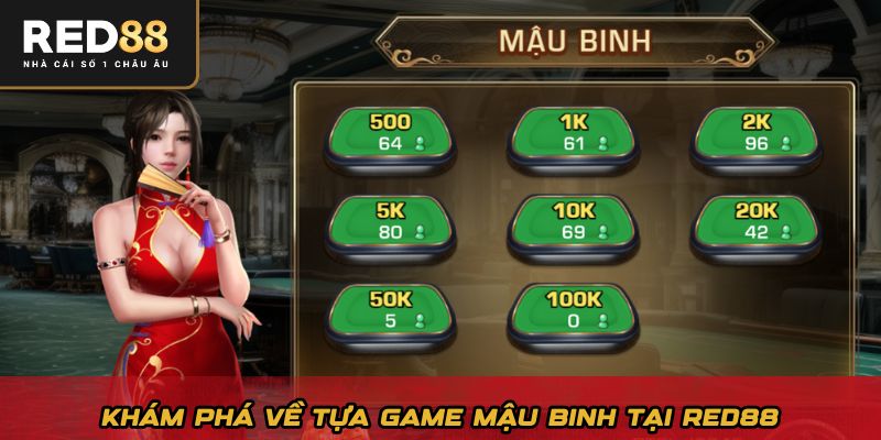 kham pha ve tua game mau binh tai red88