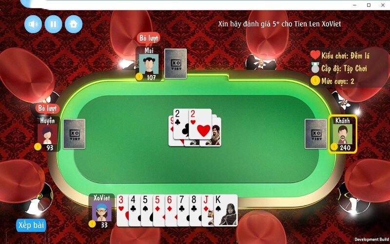 luat choi tien len mien nam kingfun